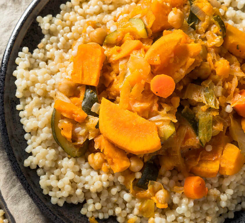 Homemade Vegetarian Moroccan Couscous